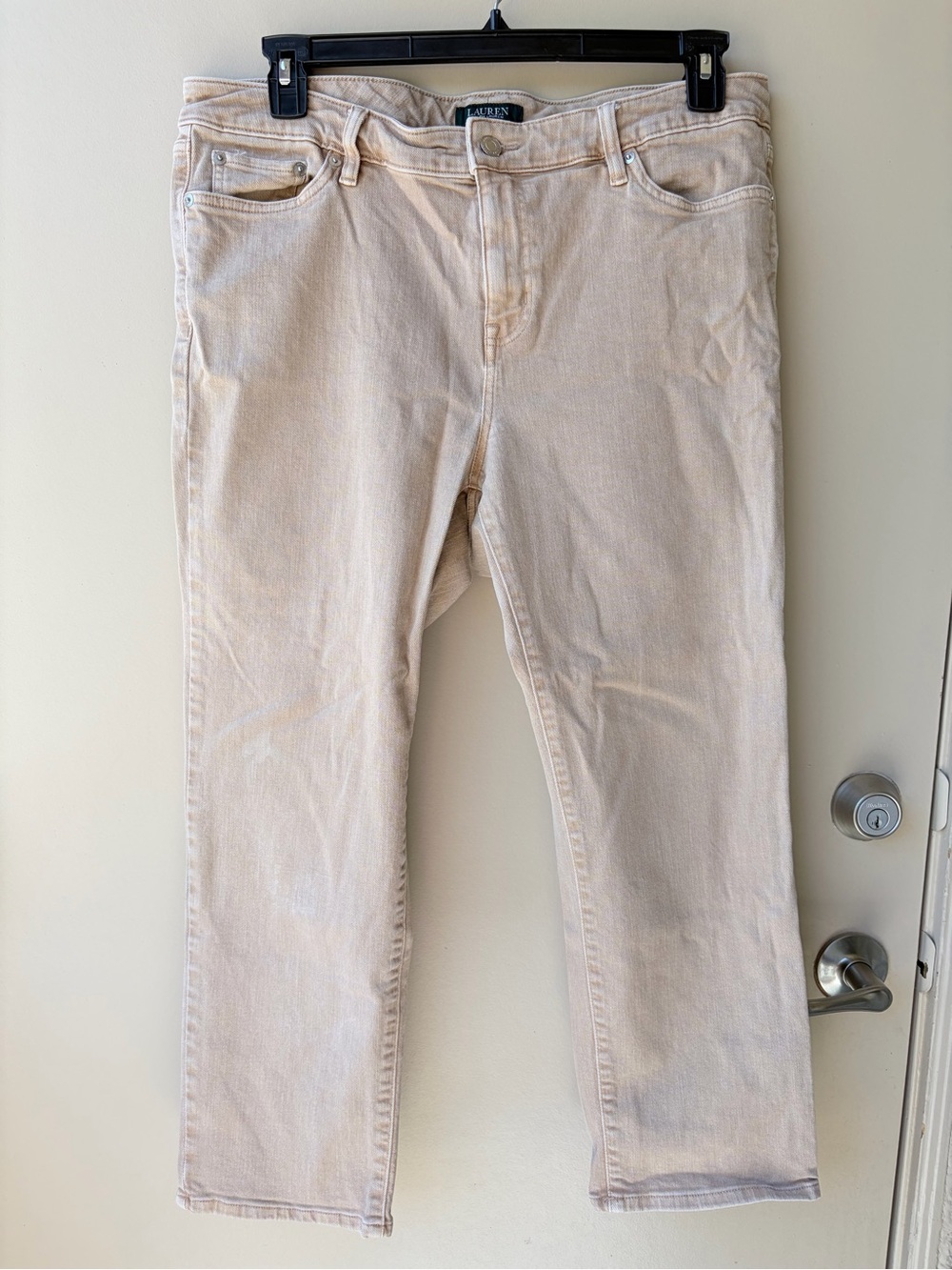 Ralph Lauren Beige Straight Jeans
